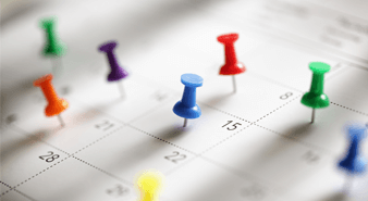 Pins in Calendar